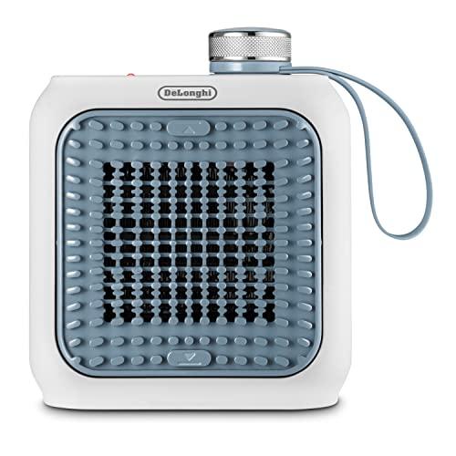 De'Longhi HFX10B03.LB Termoventilatore Ceramico Capsule Desk