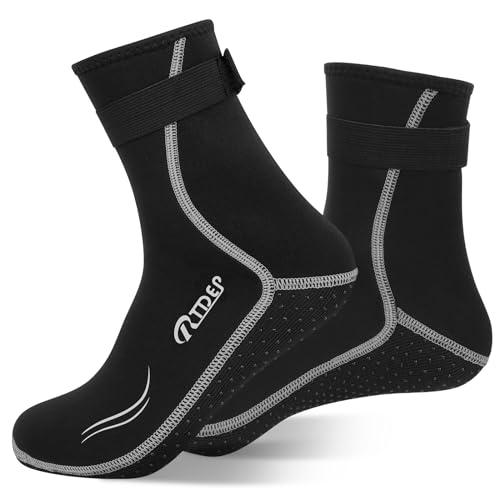 Rtdep Calzari in Neoprene 3mm per Immersioni e Sport Acquatici
