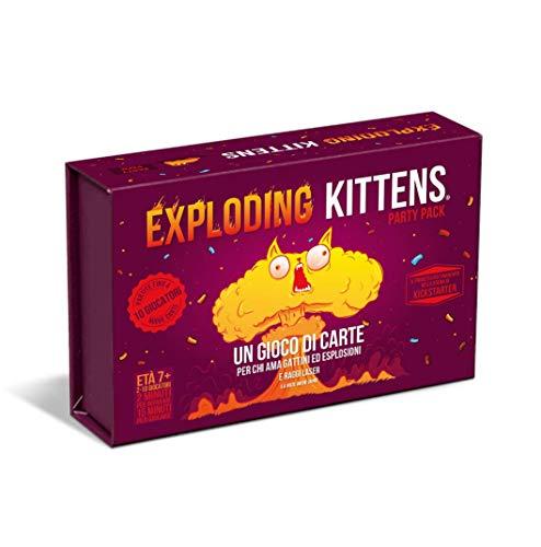 Asmodee - Exploding Kittens: Party Pack - Divertente Gioco di Carte