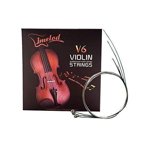 Set di Corde per Violino con Anima in Acciaio Nichel-Argento