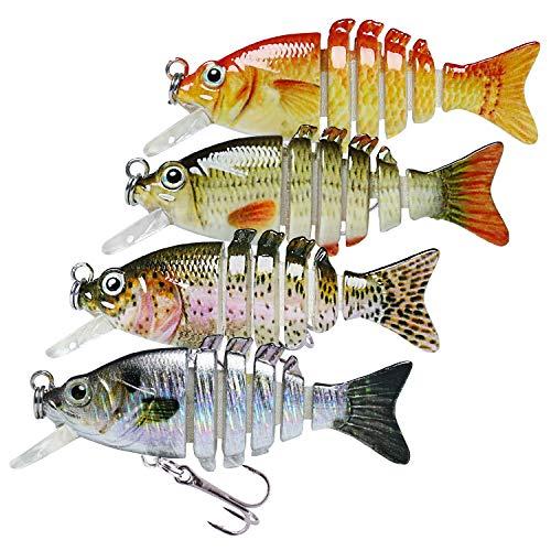 TRUSCEND Esche da Pesca Multifunzione per Trota e Spigola