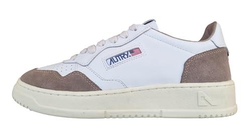 Autry Medalist Uomo: Iconiche Sneakers in Pelle e Camoscio Bianco Antil FT02