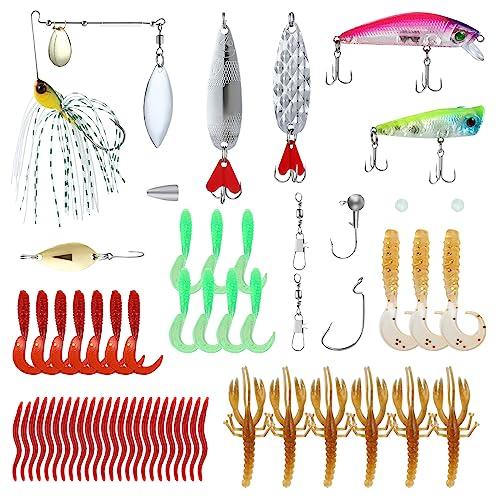 Naler Kit Esche da Pesca 60 pz: L'arsenale completo per ogni pescatore
