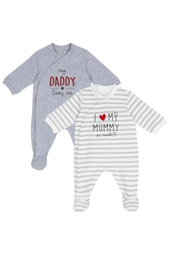 Chicco Set Tutine Neonato/a 'My Daddy Loves Me' & 'I Love My Mummy So Much'