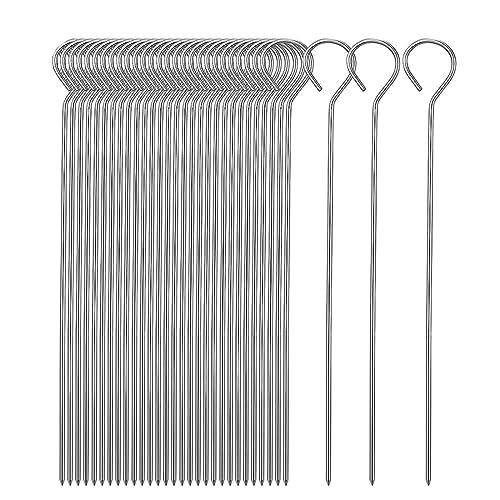 ASYKNM Set 20 Spiedini in Acciaio Inox 24.5cm