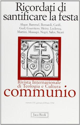 Ricordati di santificare le feste