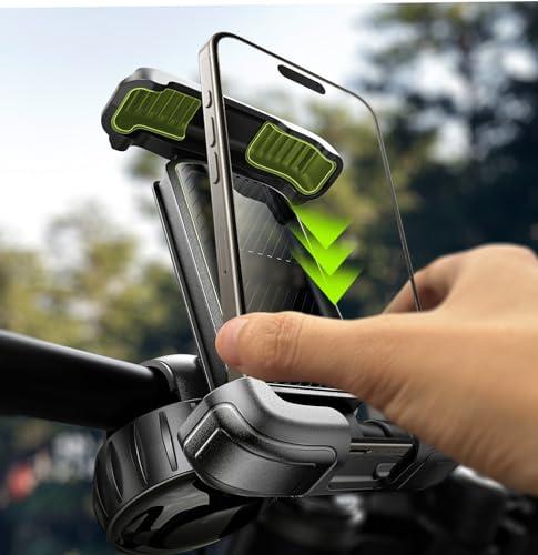 LISEN Porta Cellulare per Bici e Moto - Supporto Universale per Smartphone