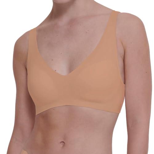 Sloggi Zero Feel 2.0 Soft Bra, Reggiseno Donna, Nostalgic Brown, M