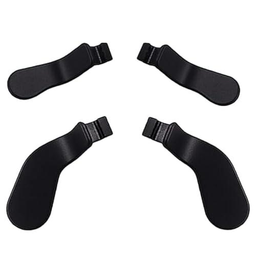 4 Paddle per Controller Elite per Xbox Elite Controller Series 2, Paddle Metallici Intercambiabili e Blocchi per Grilletto di Ricambio per Xbox Elite Series 2 Core,Colore: Nero