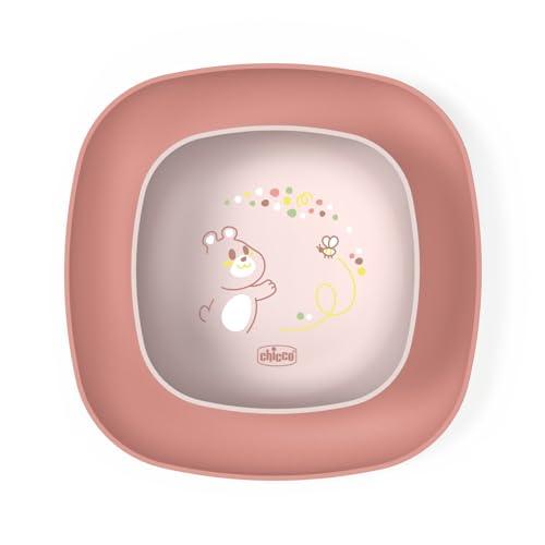Chicco Set Piatti Bambini Rosa (12+ Mesi)