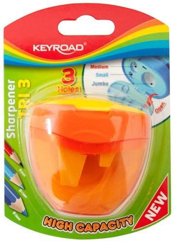 Temperówka Keyroad - Doppia, con Gomma, Mix Colori