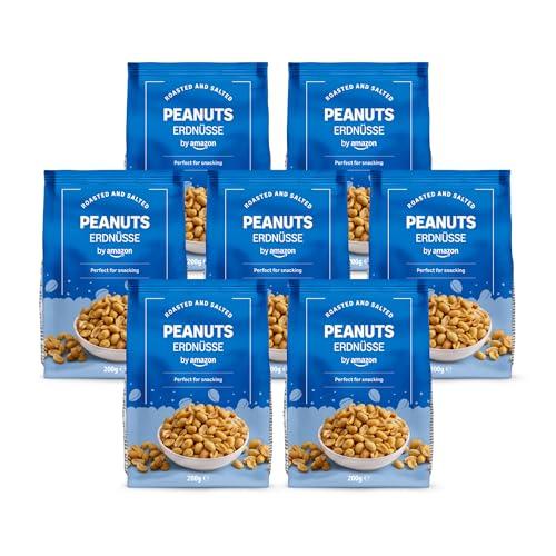 by Amazon - Arachidi Arrostite e Salate, 200g (Confezione da 7)