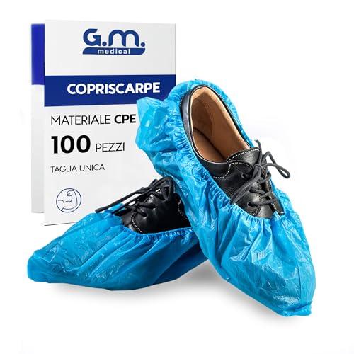GM - 100 Copriscarpe Monouso in PE 3,2 gr
