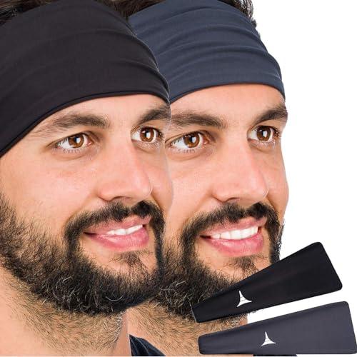 French Fitness Revolution – Fascia Testa Elastica Sportiva per Uomo e Donna – Fascia Antisudore per la Testa per Corsa, Basket, Yoga, Fitness – Fascia Assorbi Sudore – Prodotta in Europa
