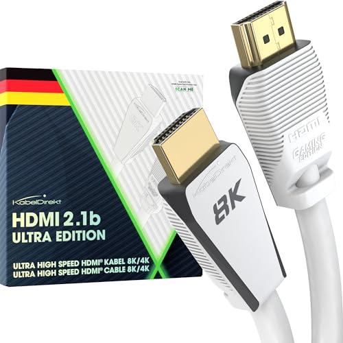 KabelDirekt Cavo HDMI 2.1 8K Edizione Gamer Certificata - 2m