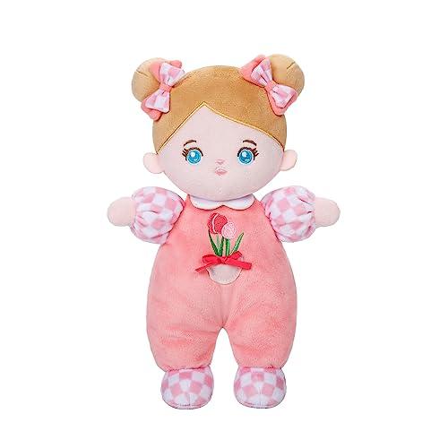 OUOZZZ Bambola di Pezza Rosa per Bambini 1 Anno, 25cm