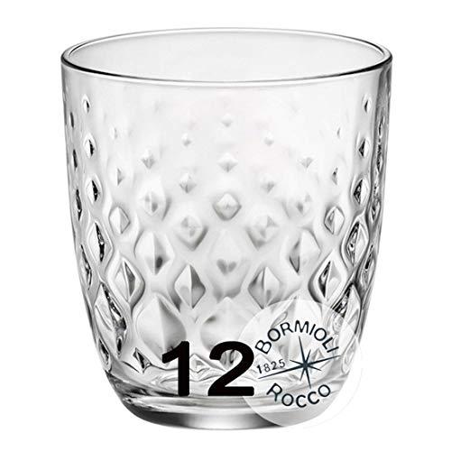 Bormioli Rocco Glit Set da 12 Bicchieri in Vetro Temperato 29,5 cl