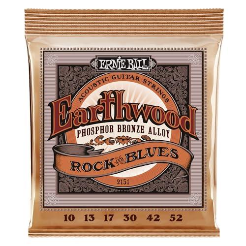 Ernie Ball Earthwood Rock and Blues Phosphor Bronze 10-52 Corde per Chitarra Acustica