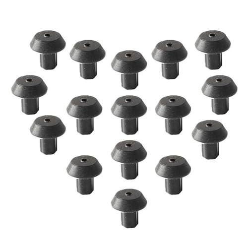 Piedini in Gomma,Piedini in Gomma di Ricambio per Fornelli,Stufa a Gas Poggiapiedi Bruciatore Piedi Griglia Piedini In Gomma Per Fornello A Gas Griglia Piedi Fornello A Gas Parte Piedi In Gomma,16PCS