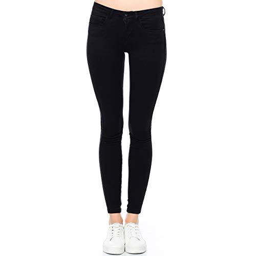 ONLY Onlroyal Reg Skinny Fit Jeans Neri Donna