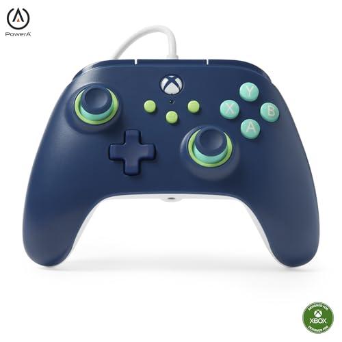 PowerA Controller Cablato Xbox Series X|S - Blu Marinaio