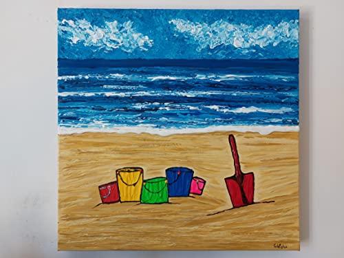 Quadro Moderno Astratto Dipinto a Mano Albero della Vita DORON ARTE