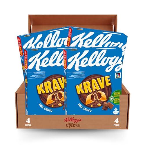 Kellogg's Choco Krave Cerali, Cioccolato al Latte, 410g