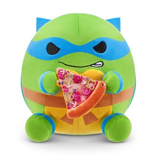 Snackles Tartarughe Ninja 12cm con Pizza - Peluche Morbidissimo ZURU