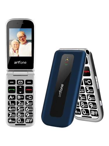 Artfone F20 Telefono Cellulare per Anziani - Blu