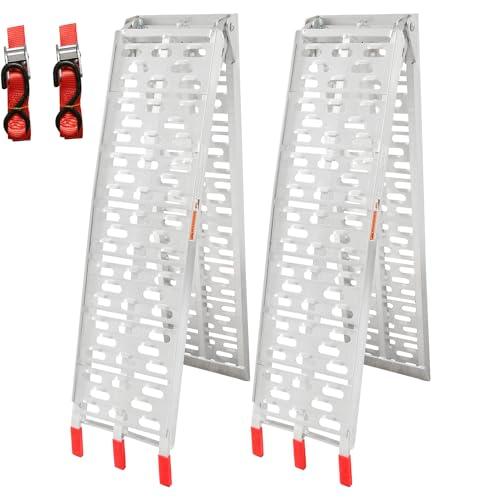 Tubiaz 2X Rampe di Carico Pieghevoli 680kg Max Antiscivolo