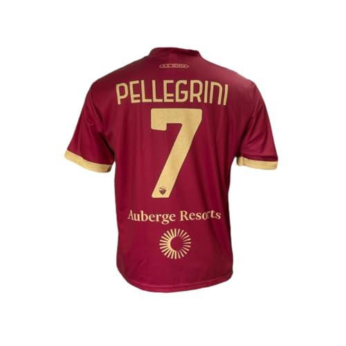 AS Roma Maglia Replica Ufficiale Home 24-25 Pellegrini, 12 Anni