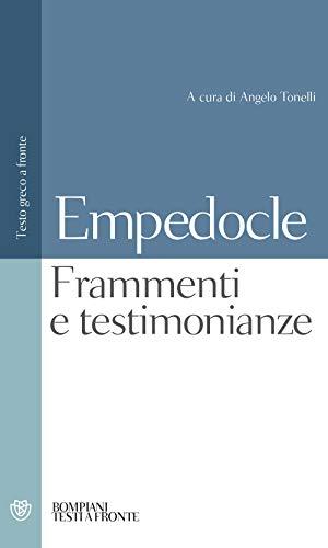 Empedocle. Testimonianze e frammenti: Testo greco a fronte