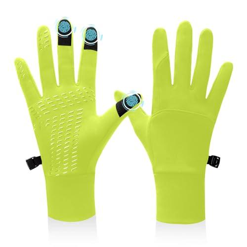 BLUEVER Guanti da Corsa Invernali Touchscreen Antivento