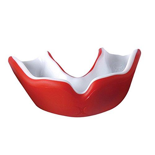 Gilbert Virtuo Dual Density - Paradenti Unisex Rosso/Bianco