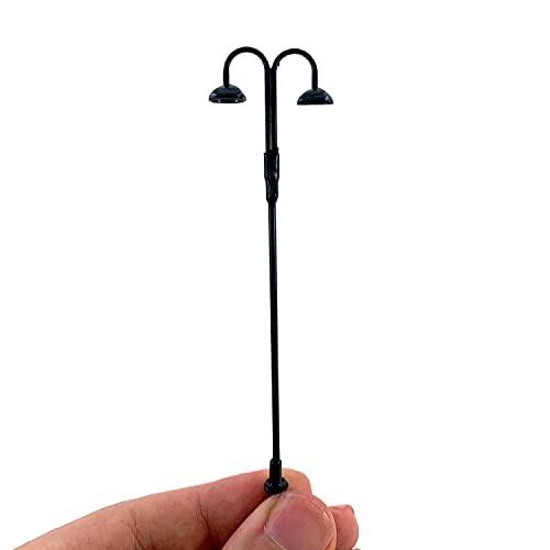 Lampione in Rame Nero per Presepi e Diorami con Microlampada LED - 10,5 cm