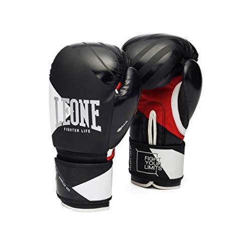 Guanti da Boxe Leone 1947 Fighter Life Neri 12OZ - GN307