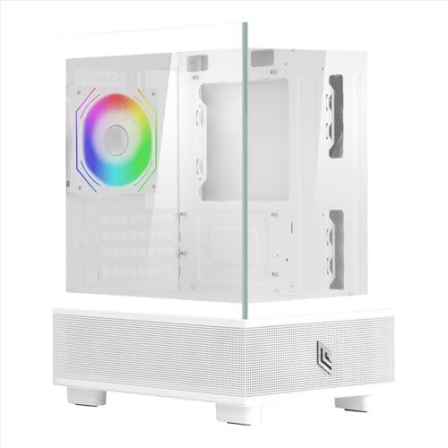 Noua Fobia L202 Case PC Micro-ATX Bianco