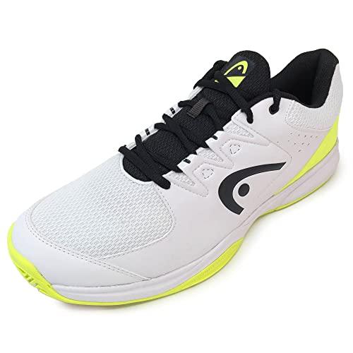 HEAD Grid, Scarpe da Squash Unisex-Adulto, Bianco e Giallo, 45 EU