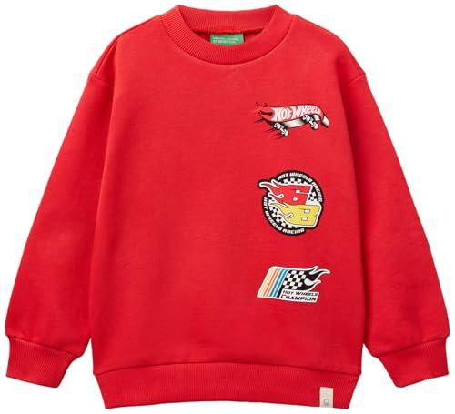 United Colors of Benetton Maglia Girocollo Manica Lunga Stampa Multicolore