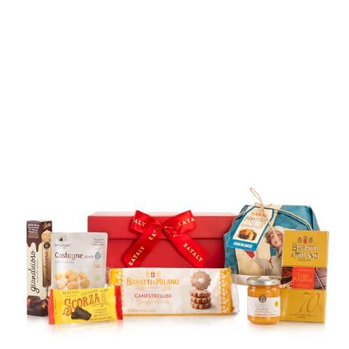Eataly - Cesto gastronomico con dolci gustosi - Peccati di gola - Box con 7 prodotti golosi