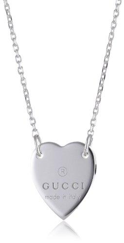 Collana Gucci Trademark Cuore in Argento