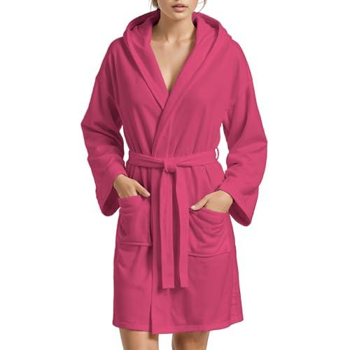 Accappatoio in Microfibra Unisex PETTI con Cappuccio, Cintura e Tasche