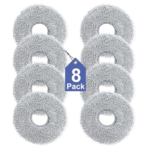 Panni Mocio di Ricambio per Robot Aspirapolvere Dreame, Xiaomi ed Ecovacs - Set da 8