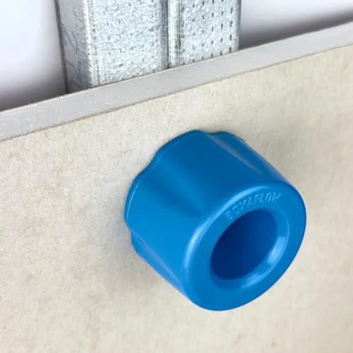 BOXAFLOW Magnete per cartongesso, al neodimio potente, migliorato, metal detector per guide e montanti in pareti divisorie, per posatori, elettricisti e idraulici, viti e tasselli