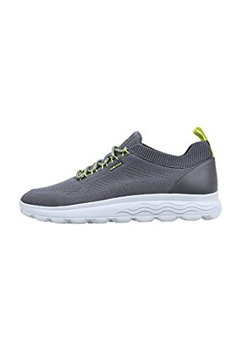 Geox U Spherica A, Sneaker Uomo, Dark Grey, 43 EU
