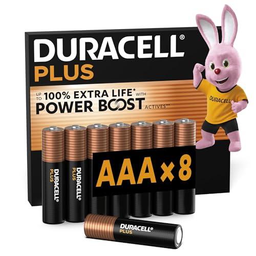 Duracell Plus AAA - Confezione da 8 Batterie Alcaline