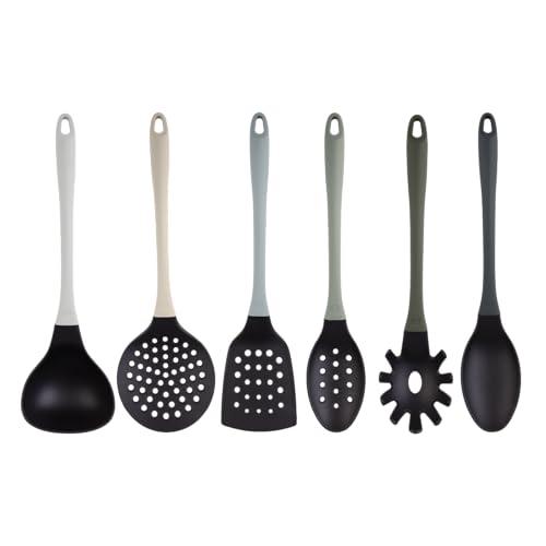 MasterChef Set Utensili da Cucina 6 Pezzi Grigio AntiGraffio