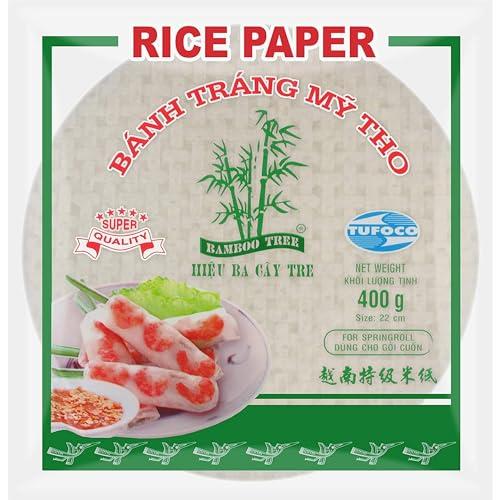 Bamboo Tree Carta di Riso per Involtini Primavera - 22cm, 400g
