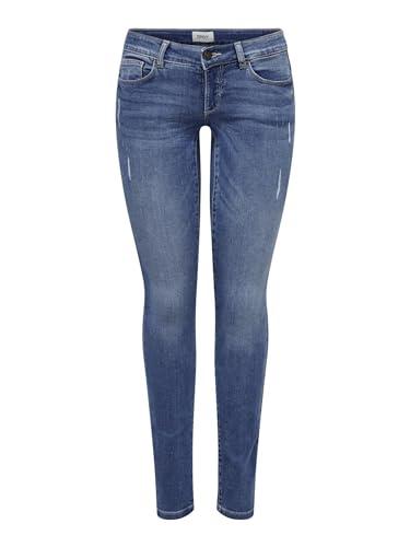 ONLY Onlcoral SL SK Jeans, Medium Blue Denim