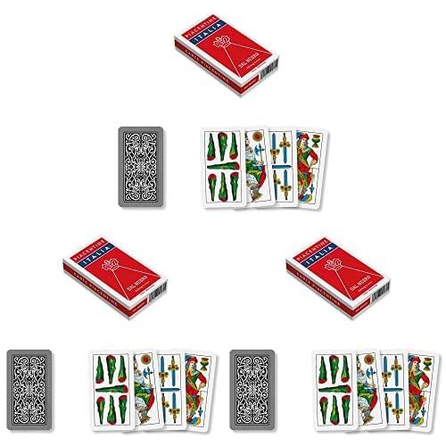 Dal Negro - Mazzo di carte Piacentine Italia, composto da 40 carte in cartoncino, ideali per giocare a scopa e briscola.